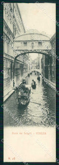 Venezia Città Ponte dei Sospiri Barche Mini cartolina RT7520 – fronte