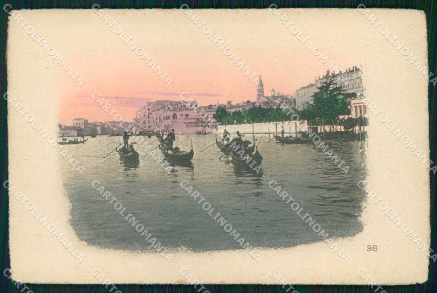 Venezia Città Veduta Generale Barche cartolina RT7542 – fronte