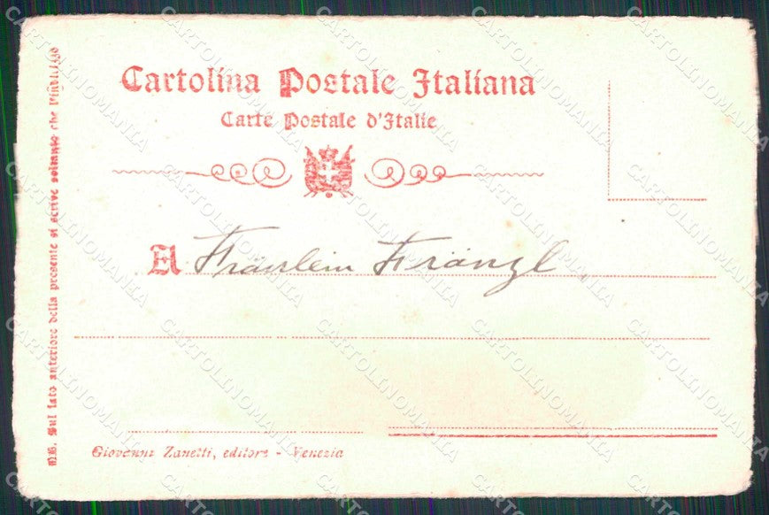 Venezia Città Veduta Generale Barche cartolina RT7542 – retro