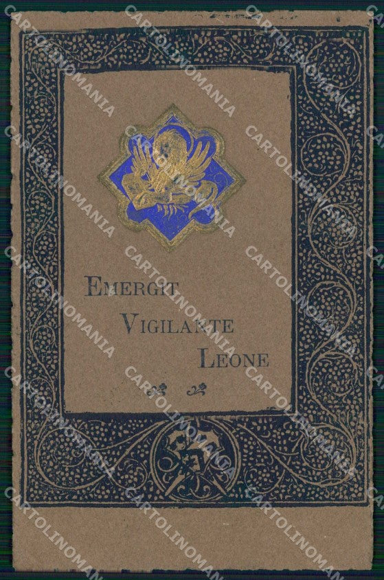 Venezia Città Emergit Vigilante Leone Rilievo cartolina RT7548 – fronte