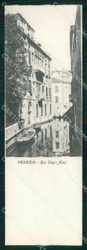 Venezia Città Rio Van Axel Barche Mini cartolina RT7558 – fronte