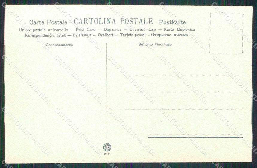 Venezia Città Canal Grande Palazzo Rezzonico Barche cartolina RT7571 – retro