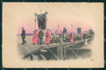 Venezia Città Processione Ponte cartolina RT7584 – fronte