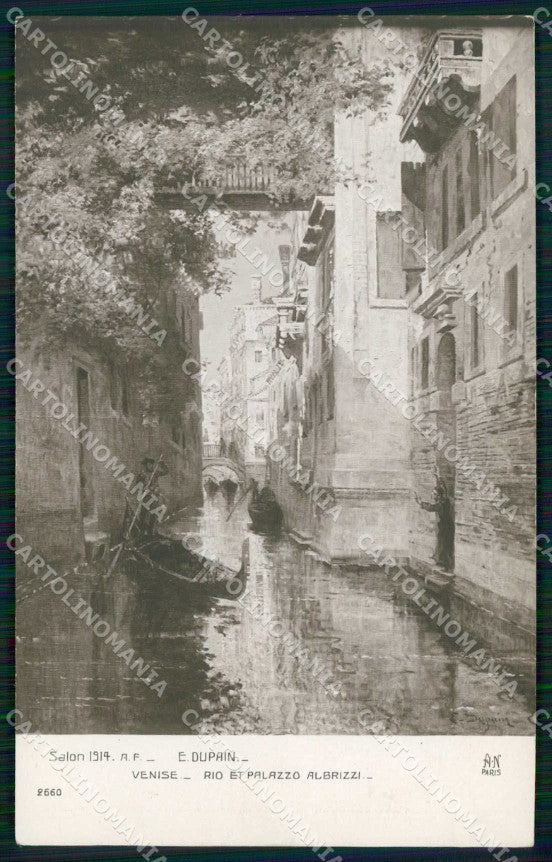 Venezia Città Rio Palazzo Albrizzi Gondola Foto cartolina RT7597 – fronte
