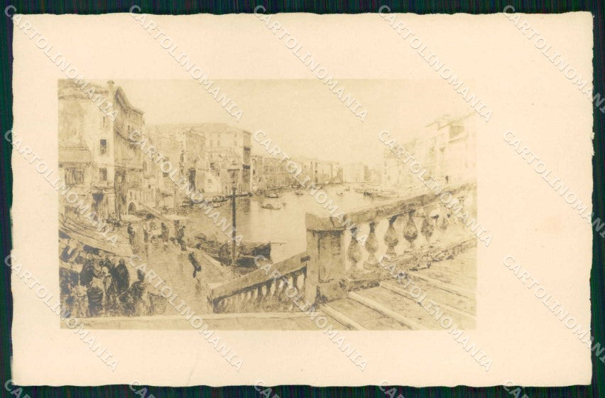 Roma Città Galleria d'Arte Moderna Venezia Canal Grande cartolina RT7598 – fronte