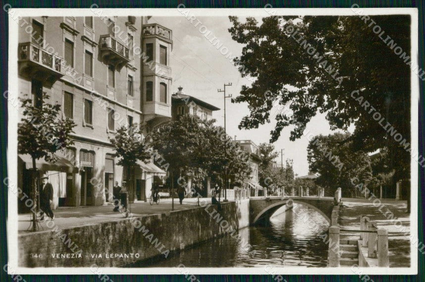 Venezia Città Via Lepanto Foto cartolina RT7604 – fronte