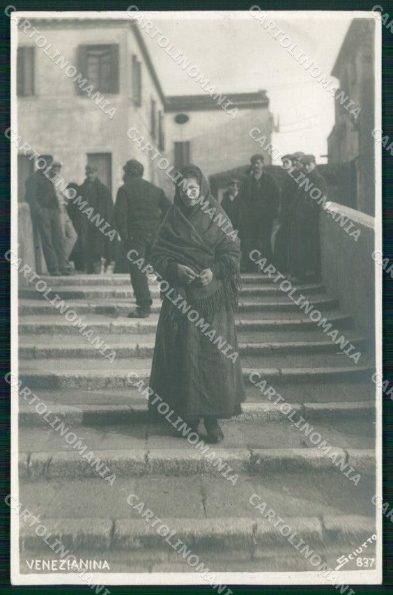 Venezia Città Venezianina Sciutto 837 NPG Foto cartolina RT7608 – fronte