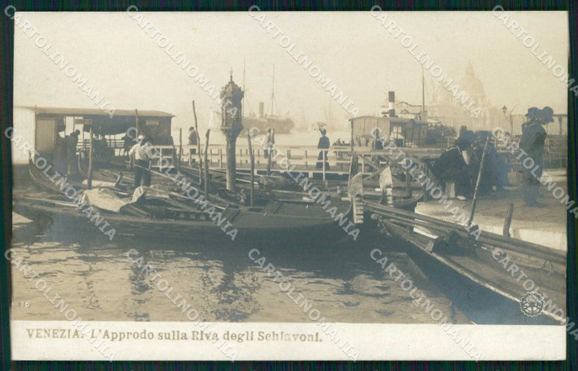 Venezia Città Approdo Riva degli Schiavoni NPG Foto cartolina RT7622 – fronte