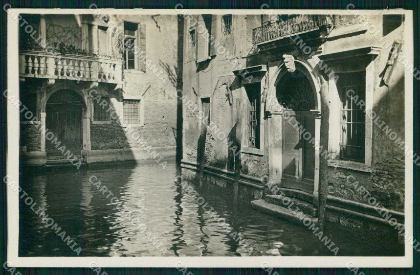 Venezia Città Luci Ombre sul Rio Foto cartolina RT7631 – fronte