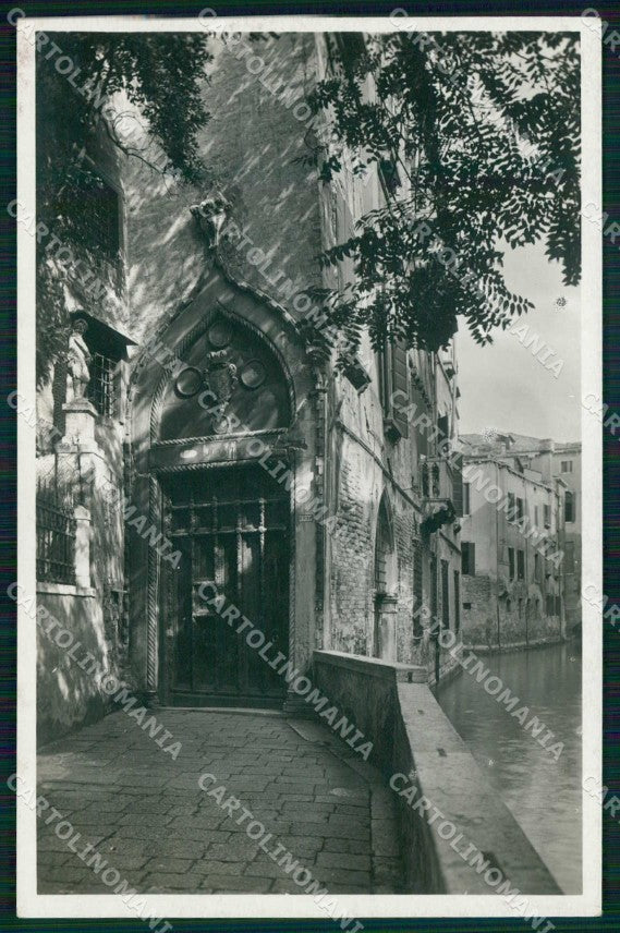 Venezia Città Portale Palazzo Van Axel Foto cartolina RT7632 – fronte