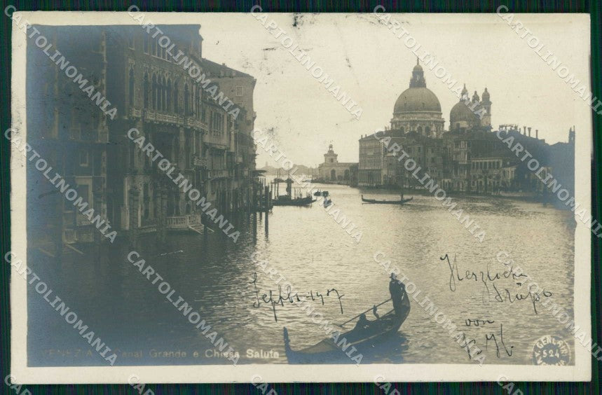 Venezia Città Canal Grande Chiesa Salute Generini 524 Foto cartolina RT7638 – fronte