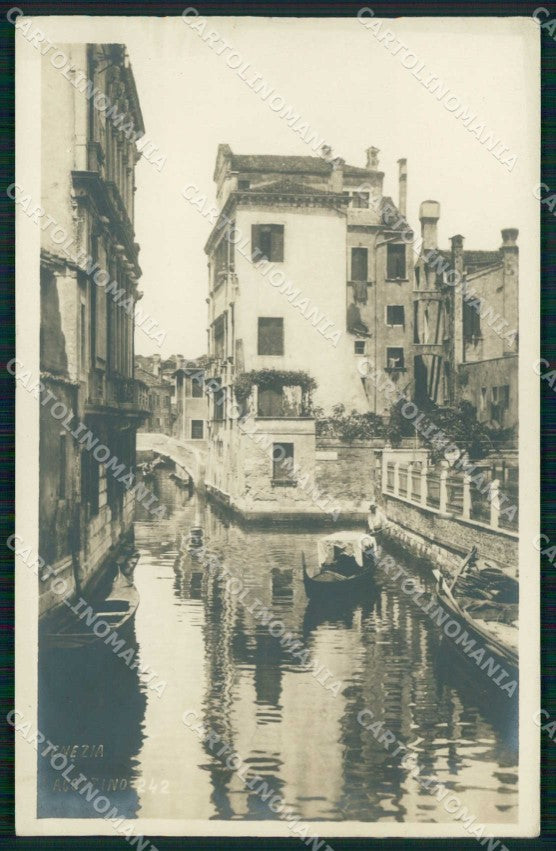Venezia Città Rio Sant'Agostino Barche Foto cartolina RT7652 – fronte