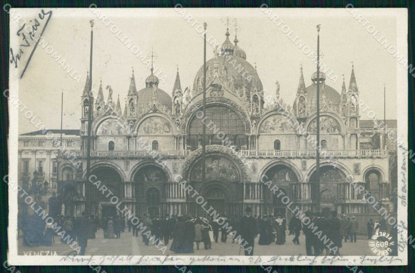 Venezia Città Piazza San Marco Generini 609 Foto cartolina RT7683 – fronte