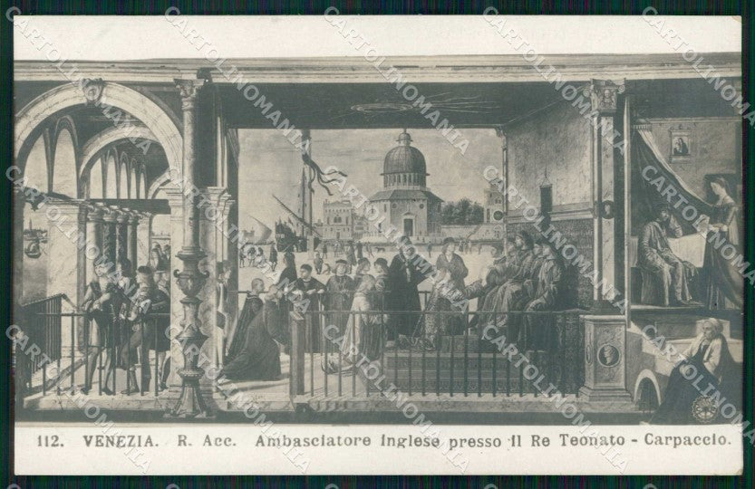 Venezia Città Ambasciatore Inglese Teonato Carpaccio NPG Foto cartolina RT7691 – fronte