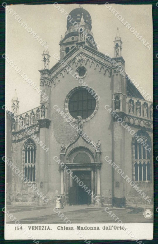 Venezia Città Chiesa Madonna dell'Orto NPG Foto cartolina RT7700 – fronte