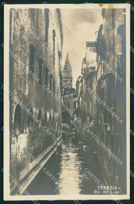 Venezia Città Rio del Lovo Barche Finzi 1352 Foto cartolina RT7703 – fronte