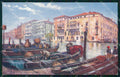 Venezia Città Mercato del Pesce Gran Canal Oilette 7038 cartolina RT7712 – fronte