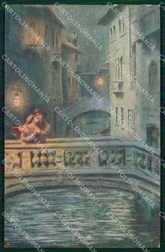 Venezia Città Poesia d'Amore cartolina RT7730 – fronte