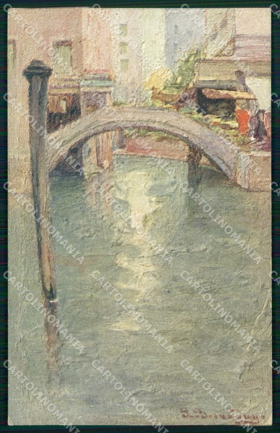 Venezia Città Motivo Veneziano cartolina RT7758 – fronte