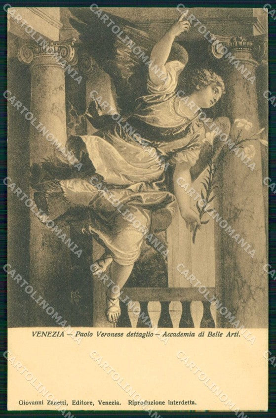 Venezia Città Accademia Belle Arti Dettaglio Paolo Veronese cartolina RT7765 – fronte