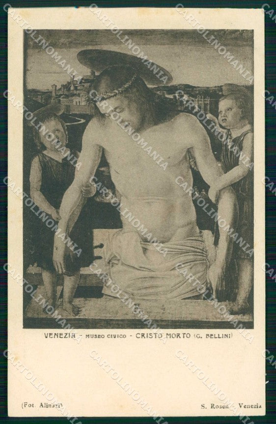 Venezia Città Museo Civico Cristo Morto Bellini cartolina RT7781 – fronte
