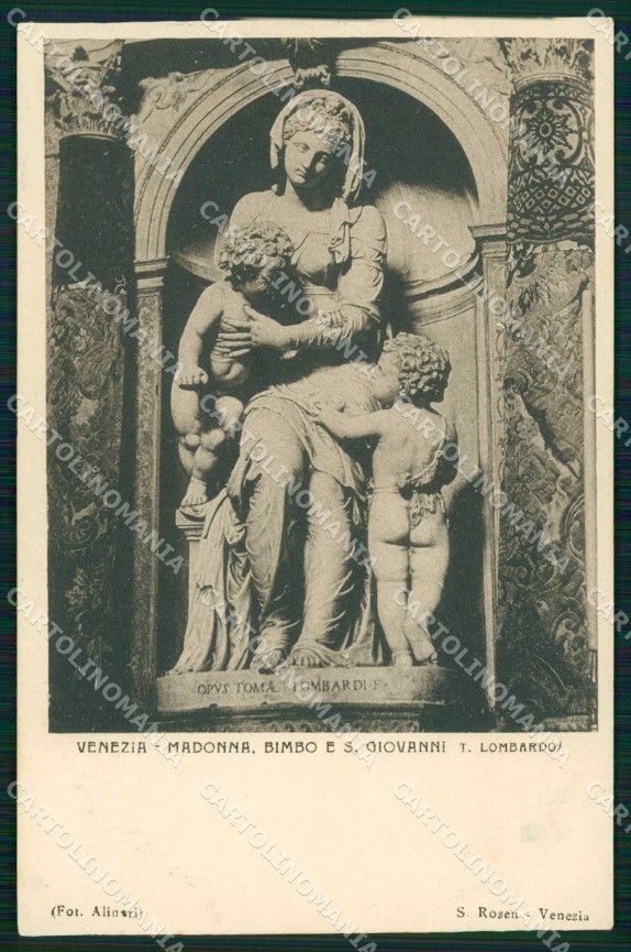 Venezia Città Madonna Bimbo San Giovanni cartolina RT7783 – fronte