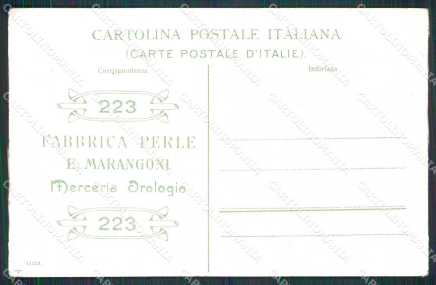 Venezia Città Piazza San Marco Chiaro di Luna Fabbrica Perle cartolina RT7792 – retro