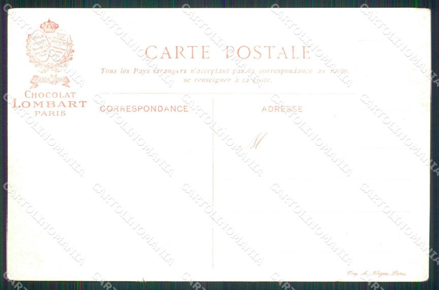Venezia Città Ponte di Rialto Chocolat Lombart Pubblicitaria cartolina RT7797 – retro