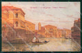 Venezia Città Canal Grande Palazzo Rezzonico Gondola cartolina RT7809 – fronte