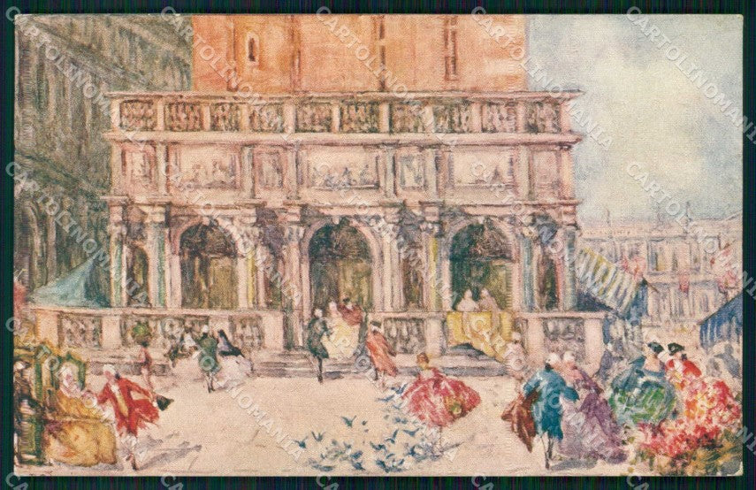 Venezia Città Festa del Bocolo Olivieri cartolina RT7818 – fronte