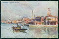 Venezia Città Murano Isola del Fuoco Barca Illustratori cartolina RT7827 – fronte