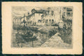 Venezia Città Canale Interno Barche Illustratori cartolina RT7849 – fronte