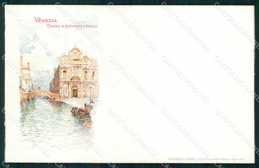 Venezia Città Chiesa San Giovanni Paolo cartolina RT7862 – fronte