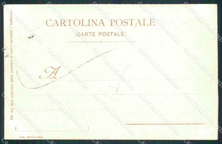 Venezia Città Doge Pietro Tron Fondatore del Campanile cartolina RT7892 – retro