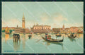Venezia Città Veduta Generale San Marco Barche Illustratori cartolina RT7905 – fronte