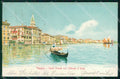 Venezia Città Canal Grande Barche Albergo d'Italia Gobbato cartolina RT7908 – fronte