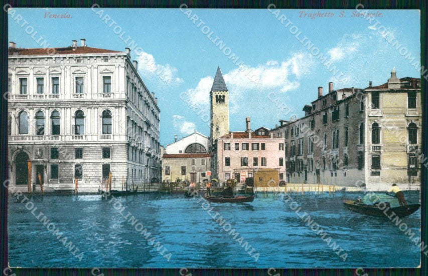 Venezia Città Veduta Generale Barche cartolina RT7912 – fronte