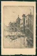 Venezia Città Bacino San Marco Barche Illustratori cartolina RT7924 – fronte