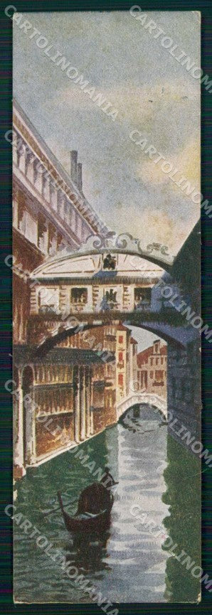 Venezia Città Ponte dei Sospiri PIEGHINE Mini cartolina RT7939 – fronte