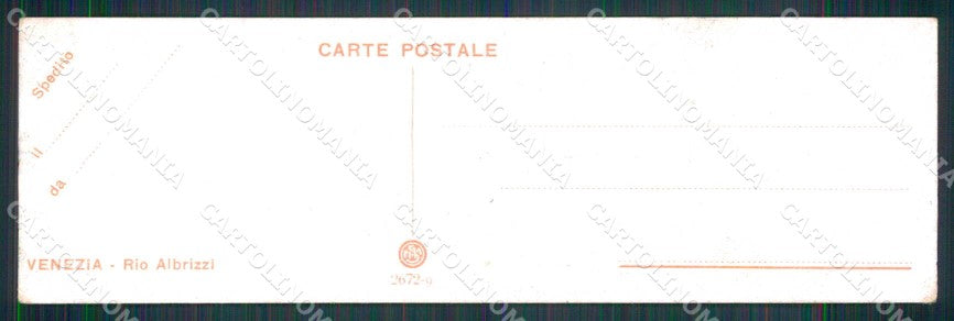 Venezia Città Rio Albrizzi Mini cartolina RT7941 – retro