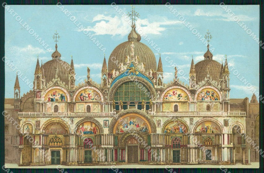 Venezia Città Basilica di San Marco cartolina RT7945 – fronte