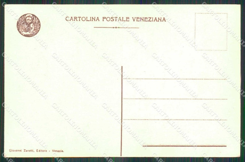 Venezia Città Ricordo di Gita in Laguna Cartina Geografica cartolina RT7965 – retro