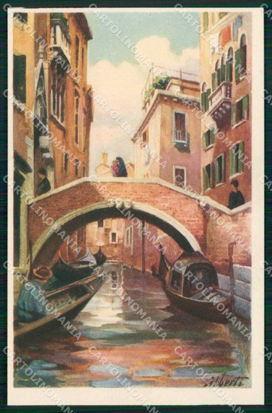 Venezia Città Ponte del Paradiso Alberti cartolina RT7975 – fronte