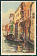 Venezia Città Sul Canal Grande Gondola Alberti cartolina RT7977 – fronte