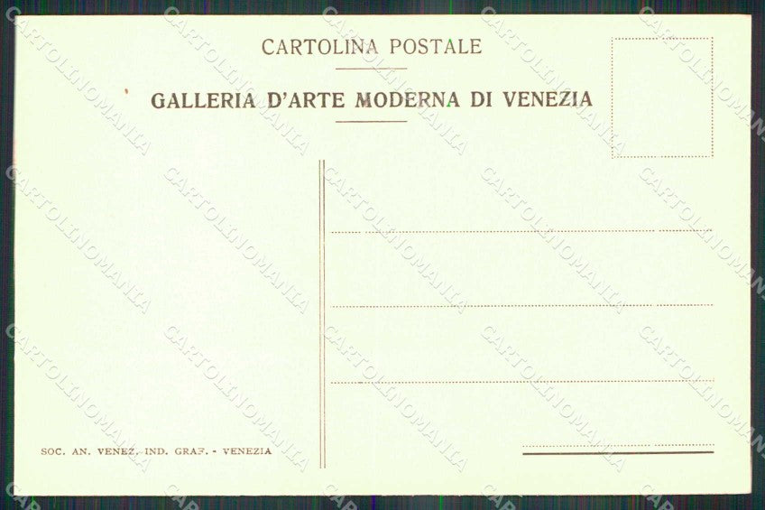 Venezia Città Passeggiata in Piazzetta Giacomo Favretto cartolina RT8007 – retro