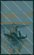 Venezia Città Canale Gondola Notturno cartolina RT8031 – fronte