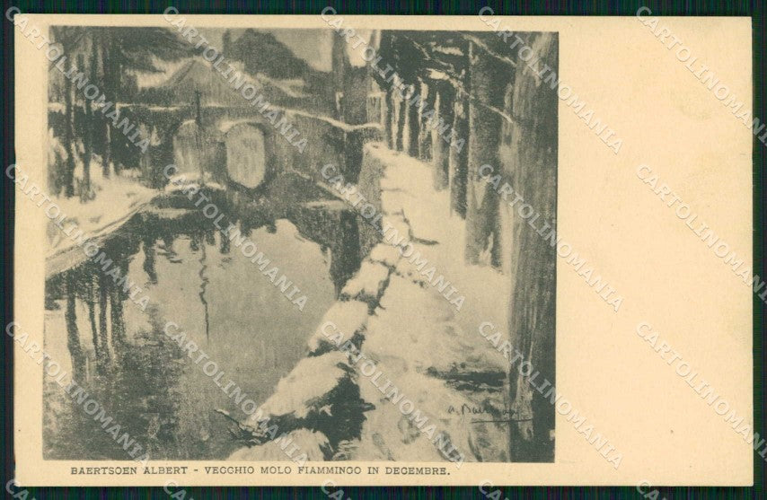 Venezia Città Galleria Arte Moderna Vecchio Molo Fiammingo cartolina RT8090 – fronte