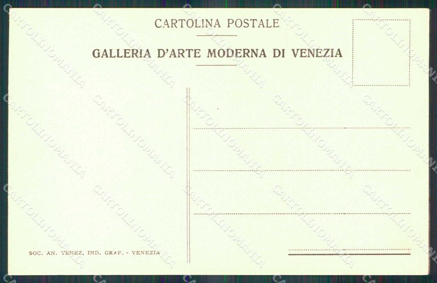 Venezia Città Galleria Arte Moderna Vecchio Molo Fiammingo cartolina RT8090 – retro
