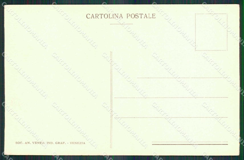 Venezia Città Galleria Arte Moderna Borghesi di Calais cartolina RT8094 – retro