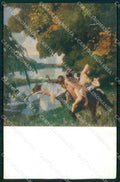 Venezia XI Esposizione Internazionale d'Arte Centauri Ninfe cartolina RT8095 – fronte